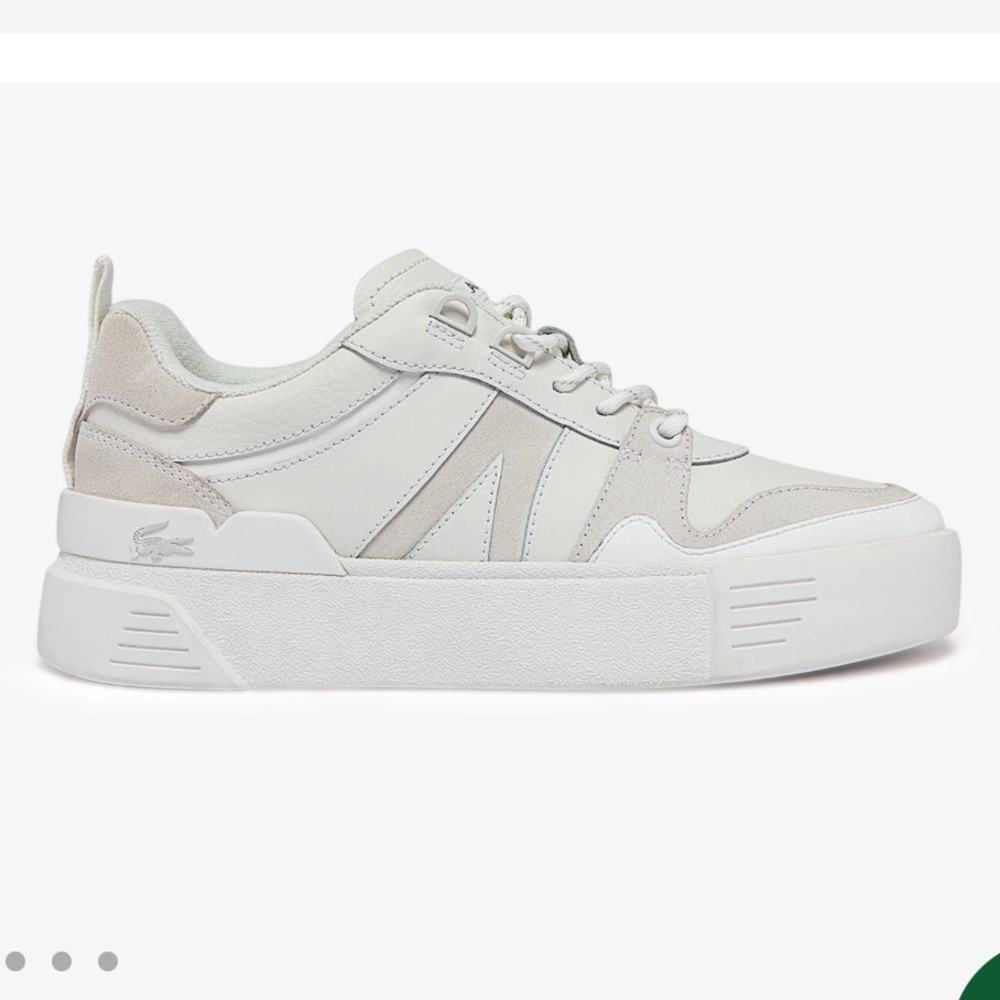 Lacoste Women's L002 Leather Sneakers - 6.5 - Picture 4 of 6